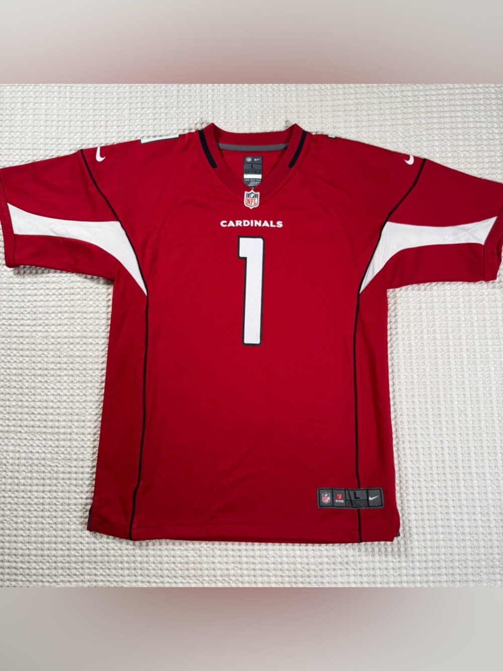 Nike Cardinals Murray #1 Jersey Youth Size L Red NFL On Field